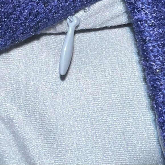 REI Aldervale Full Zip Sweater Fleece Mock Neck Hiking Jacket Blue M - Picture 10 of 12